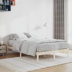 vidaXL Bedframe zonder matras massief grenenhout 137x190 cm, Bruin, Verzenden, Hout, Nieuw