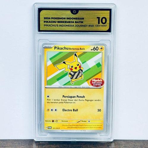 Pokémon Graded card - Pikachu - GG 10, Hobby en Vrije tijd, Verzamelkaartspellen | Pokémon