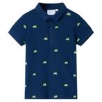 vidaXL Kinderpoloshirt 92 marineblauw, Verzenden, Nieuw