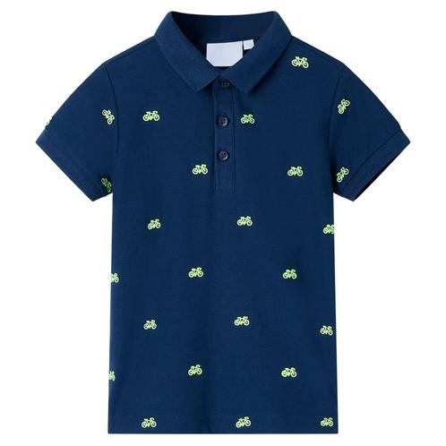 vidaXL Kinderpoloshirt 92 marineblauw, Kinderen en Baby's, Kinderkleding | Overige, Nieuw, Verzenden