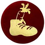 Baretspeld / button Gevuld schoentje - rood, Ophalen of Verzenden, Nieuw
