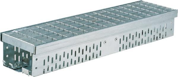ACO Glassline gootelement 1 mtr + verzinkt rooster, Doe-het-zelf en Verbouw, Overige Doe-het-zelf en Verbouw, Ophalen of Verzenden