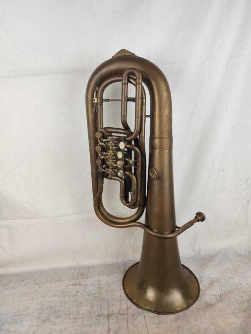 R. Cazzani - Basso tuba Si Bemolle - - Tuba - Italië - 1920, Muziek en Instrumenten, Blaasinstrumenten | Blokfluiten