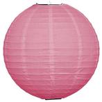 Roze lampion voor buiten Ø25cm, Nieuw, Verzenden