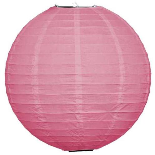Roze lampion voor buiten Ø25cm, Hobby en Vrije tijd, Feestartikelen, Nieuw, Verzenden