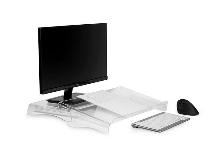 Q-riser 50 monitorverhoger, Zakelijke goederen, Kantoor en Winkelinrichting | Kantoorartikelen, Overige typen, Nieuw in verpakking