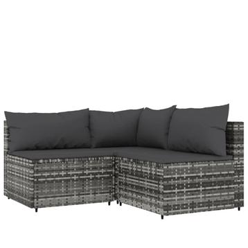 Poly Rattan Loungeset - Tweedekansje voor de Tuin! OP=OP beschikbaar voor biedingen