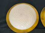 Plafondlamp (2) - Draai - Muranoglas, metaal - Geen reserve