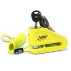 VINZ Baretti Schijfremslot ART4 - Fluor geel, Motoren, Verzenden, Nieuw