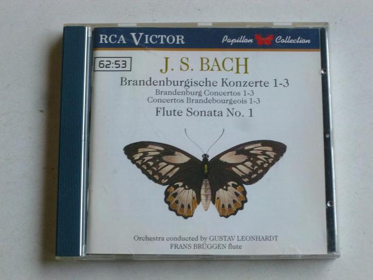 J.S. Bach - Brandenburgische Konzerte 1-3 / Gustav Leonhardt, Cd's en Dvd's, Cd's | Klassiek, Zo goed als nieuw, Verzenden