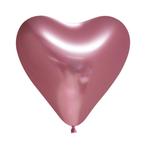 Hartjes Ballonnen Roze 30cm 6st, Verzenden, Nieuw