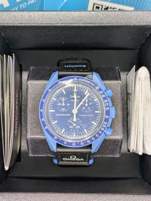 Swatch - MoonSwatch - Mission to Neptune - Zonder, Sieraden, Tassen en Uiterlijk, Horloges | Heren