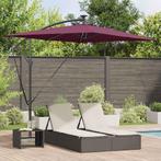 vidaXL Cantilever Banana Parasol Bordeauxrood 294 x 200 x, Tuin en Terras, Parasols, Verzenden, Nieuw, 2 tot 3 meter
