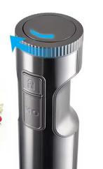 4-in-1 handstaafmixer 1000W met RVS en accessoires set, Verzenden, Nieuw