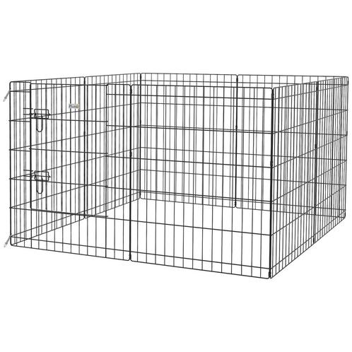 TRUUSK Puppyren 76 Cm Hoog, 8-delig Puppyren Met Slot, DIY V, Dieren en Toebehoren, Honden-accessoires, Nieuw, Verzenden