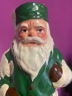 snoepcontainer in de vorm van een kerstman met groene jas,, Nieuw