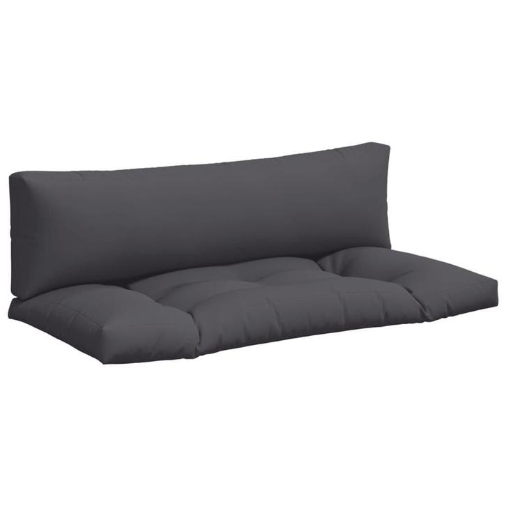 Palletkussen Set (2 st) Antraciet - 55% - Retourdeal!, Tuin en Terras, Tuinmeubel-accessoires, Nieuw, Ophalen of Verzenden
