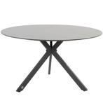 Aprilla Locarno dining tuinset 130 cm rond 5 delig Pure HPL, Ophalen of Verzenden, Nieuw