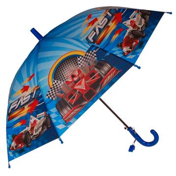 Paraplu Kind - Formula Raceautos FAST - Blauw - Fluitje - 80 beschikbaar voor biedingen