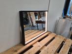 Spiegel 50 x 70 cm met verlichting, verwarming en zwart, Ophalen of Verzenden, Nieuw, Overige typen