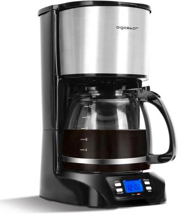 Aigostar Koffiezetapparaat - Koffiemachine - Zwart/RVS beschikbaar voor biedingen