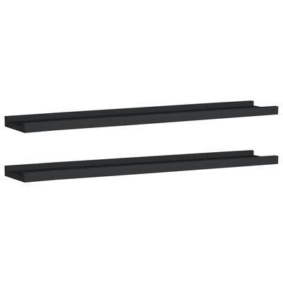 VidaXL VidaXL fotoplank, MDF zwart, 80 x 9 x 3 cm, Diversen, Overige Diversen, Ophalen