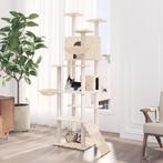 vidaXL Kattenmeubel met sisal krabpalen 191 cm crèmekleurig, Verzenden, Nieuw