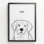 Hond of kat als lijntekening – gepersonaliseerd portret, Maakt ook portretten, Tekeningen