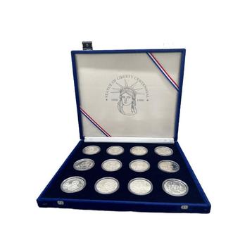 Statue of Liberty Centennial coin set 1886-1986 beschikbaar voor biedingen