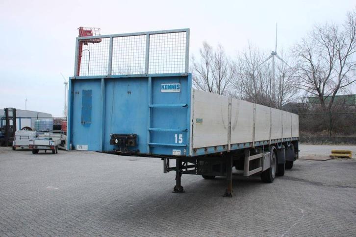 Veiling: Platte Oplegger Pacton TPD339 2008, Auto's, Vrachtwagens, BTW verrekenbaar, Overige brandstoffen, Overige kleuren, Aanhangers en Opleggers