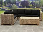 Showroommodel Nissah XL hoek loungeset 3-delig naturel, Ophalen of Verzenden, Nieuw