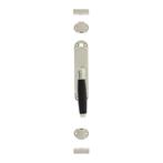 Intersteel krukespagnolet Ton 400 nikkel/ebbenhout - links, Doe-het-zelf en Verbouw, Hang- en Sluitwerk, Verzenden, Nieuw