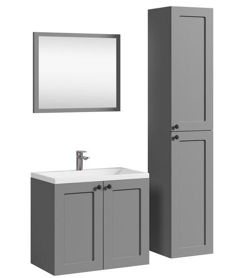 Badkamermeubel Sofia 64 x 37cm - Grijs - Badmeubel Set, Huis en Inrichting, Badkamer | Badkamermeubels, Nieuw, Wastafelkast, Verzenden