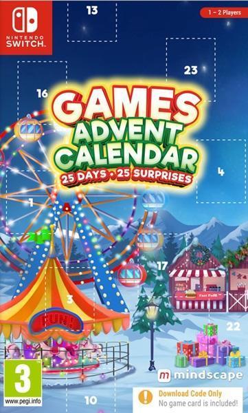 Games Advent Calendar (Downloadcode in box) Switch, Spelcomputers en Games, Games | Nintendo Switch, 3 spelers of meer, Zo goed als nieuw