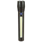 Hofftech Tactical zaklamp - LED en COB - oplaadbaar - 166..., Caravans en Kamperen, Ophalen of Verzenden, Nieuw