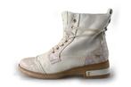 Mustang Veterboots in maat 39 Wit | 10% extra korting, Verzenden, Wit, Overige typen, Zo goed als nieuw