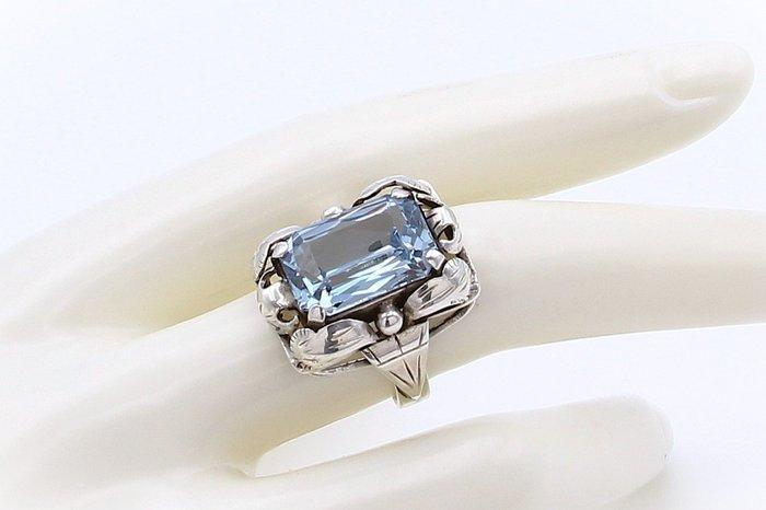 Zonder minimumprijs - Ring Zilver, 925 - 8.00ct. tw. Spinel, Sieraden, Tassen en Uiterlijk, Ringen