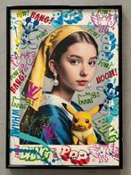 Koen Betjes (1992) - Meisje met de Parel (Vermeer) x Pikachu, Antiek en Kunst, Kunst | Schilderijen | Modern