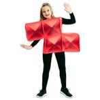 Tetris kostuum rood kind, Hobby en Vrije tijd, Verzenden, Nieuw, Feestartikel