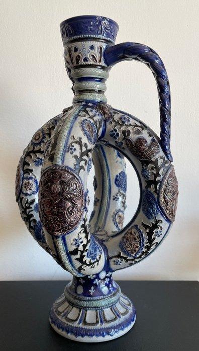 Vaas - Keramiek - Kruik met twee ringen, Antiek en Kunst, Curiosa en Brocante