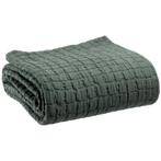 Bedsprei stonewashed Swami Thyme 240 x 260, Huis en Inrichting, Verzenden, Nieuw