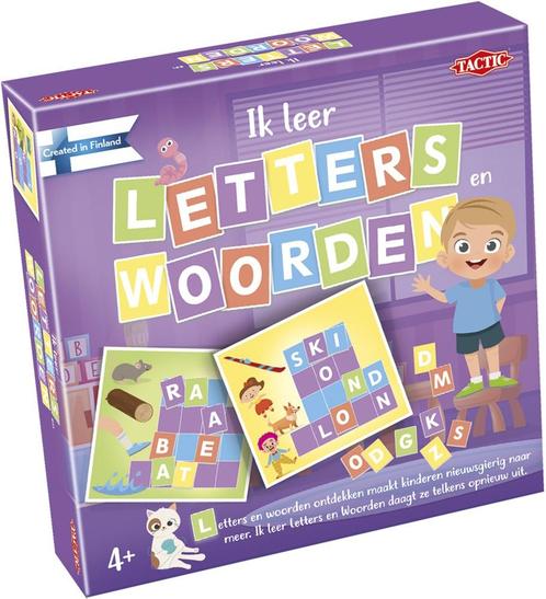 Ik leer Letters en Woorden | Tactic - Educatieve spellen, Kinderen en Baby's, Speelgoed | Educatief en Creatief, Nieuw, Verzenden