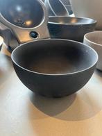 Ronde fontein waskom Ø23 cm – mat zwart, strak & modern, Nieuw