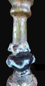 Oud-Romeins Glas Luxe decoratieve vaartuig voor de haute, Antiek en Kunst
