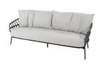 4 Seasons Calpi - 3-zits loungebank - antraciet | AANVRAAG, Tuin en Terras, Verzenden, Nieuw, Rvs