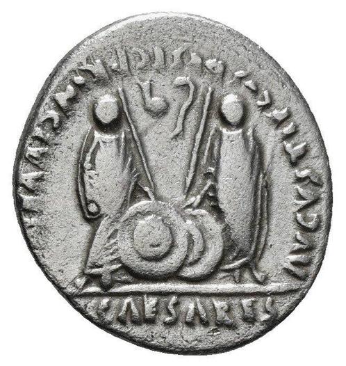 Romeinse Rijk. Augustus (27 v.Chr.-14 n.Chr.). Denarius, Postzegels en Munten, Munten | Europa | Niet-Euromunten