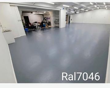 13,5kg/80m2 2K Epoxy GARAGEVLOER coating RAL7046 Telegrijs beschikbaar voor biedingen