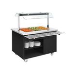 GGM Gastro | Buffetwagen warm DANZIG - 1300mm - voor 3x GN |, Verzenden