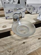 Pentagono zeephouder chroom / mat glas, Doe-het-zelf en Verbouw, Sanitair, Ophalen of Verzenden, Nieuw, Chroom, Overige typen