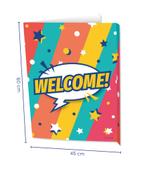 Window signs Welcome 60cm, Verzenden, Nieuw
